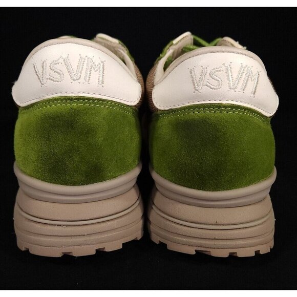 Visvim Roland Low-Top Sneakers 11 Mens Joggers Rare Green - Picture 5 of 13